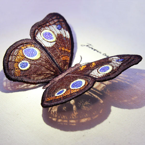 Winged Curiosities - Common Buckeye (3D Applique) - Image 7