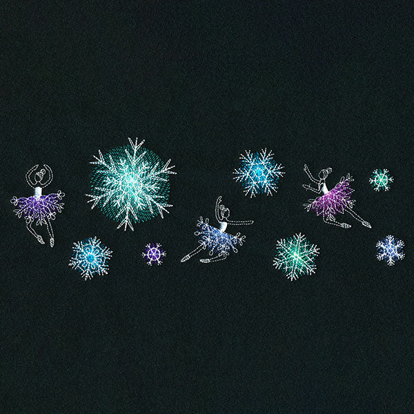 Winter Ballerinas Border - Image 5