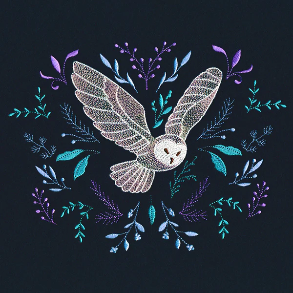 Winter Owl in Botanicals - Image 7