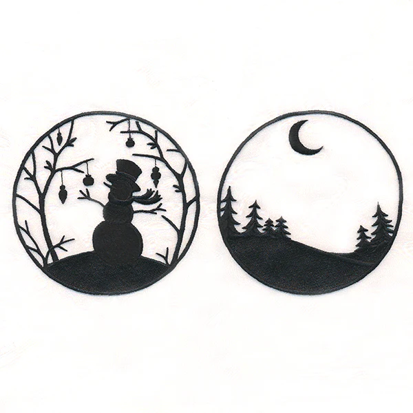 Winter's Night Shadowbox (Organza) - Image 6