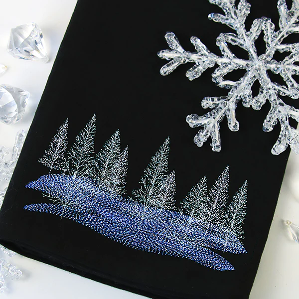 Wintry Forest Border - Image 6