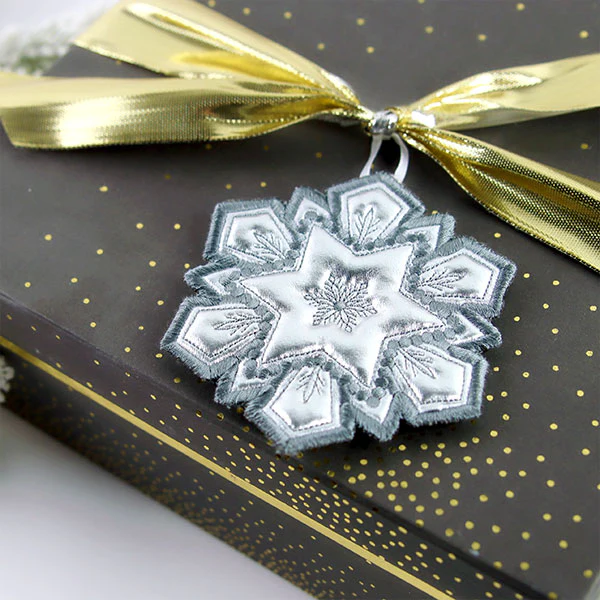 Wonderland Snowflake Ornament (In-the-Hoop) - Image 2