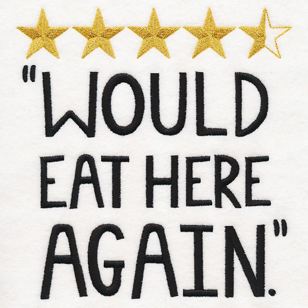 Would Eat Here Again
