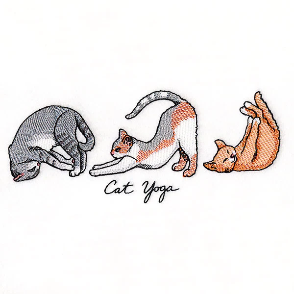 Yoga Cat Border - Image 3