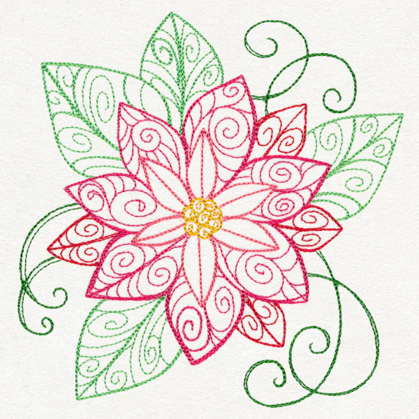Yuletide Spirals - Poinsettia - Image 3