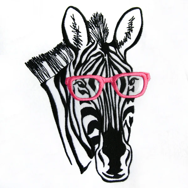 Zebra Specs (Vinyl Applique)